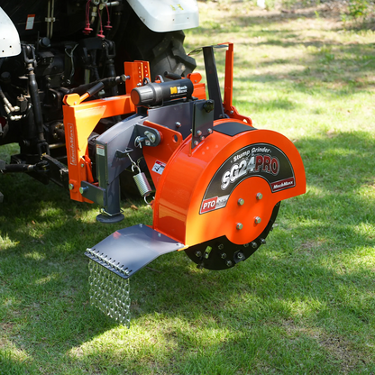 3-Point PTO Stump Grinder with 34 Carbide Teeth (PTO Shaft Included with Slip Clutch), for 15-45HP Tractor, SG24PRO
