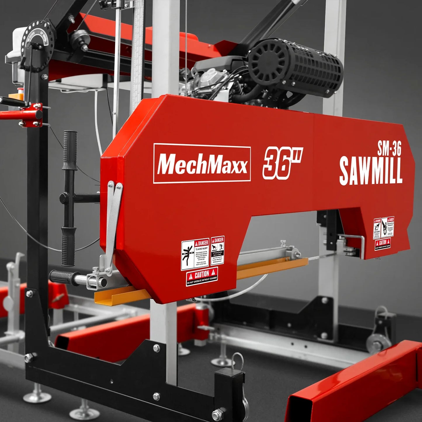 36" MAX Portable Sawmill, 25HP 750cc ZONSEN V-Twin Engine, 36" Board Width, 20' Track Length, (10 x Blades Included), SM-36MAX
