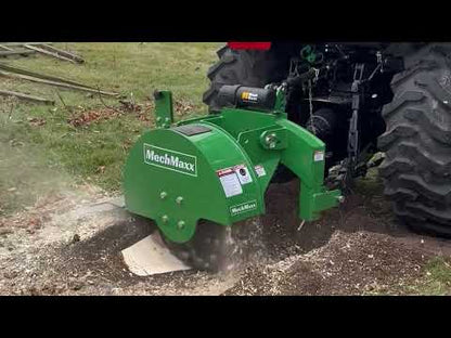 3-Point Hitch PTO Stump Grinder with 34 Carbide Teeth (PTO Shaft Included with Slip Clutch), for 15-45HP Tractor, SG24